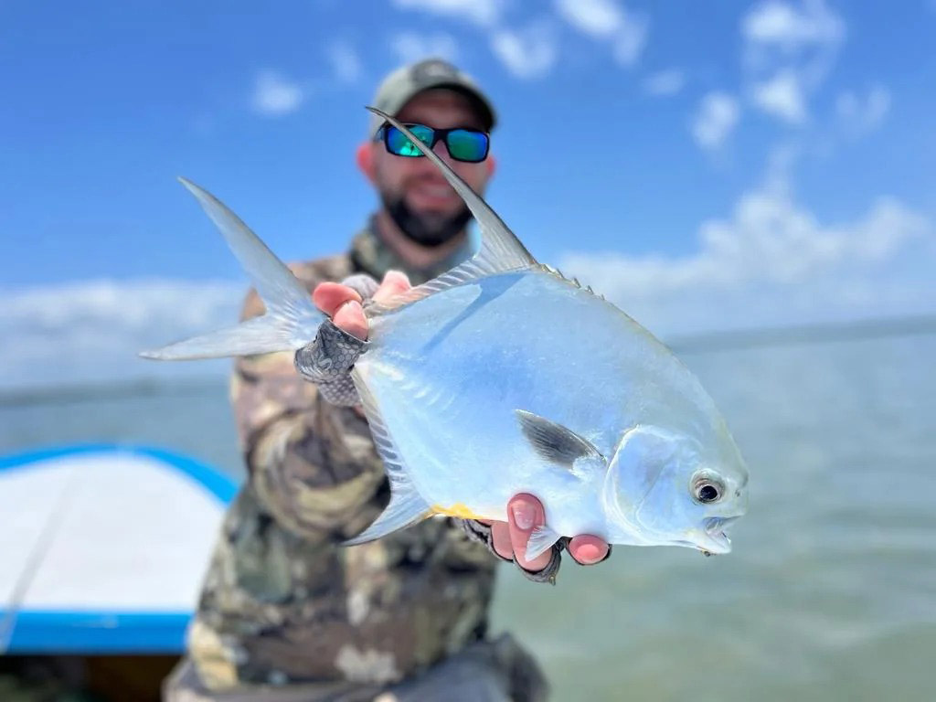 Fly Fishing for Permit in Isla Blanca Cancun