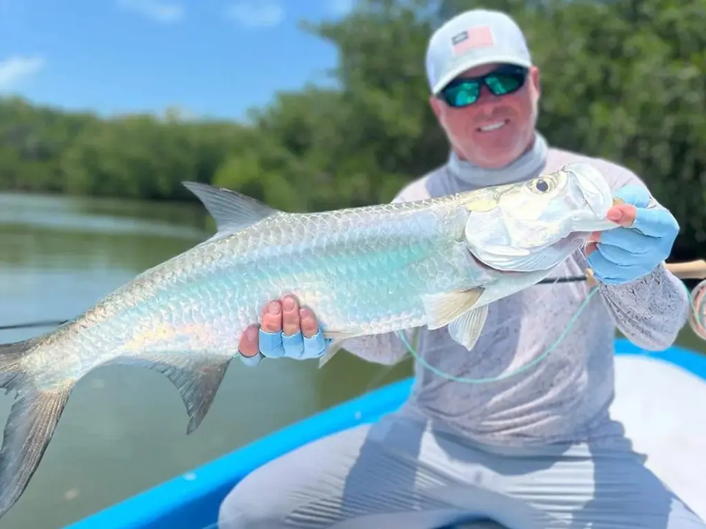 Tarpon season in Isla Blanca is year round